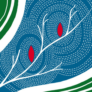 red birds on a branch by Tremolo Fields — cover art